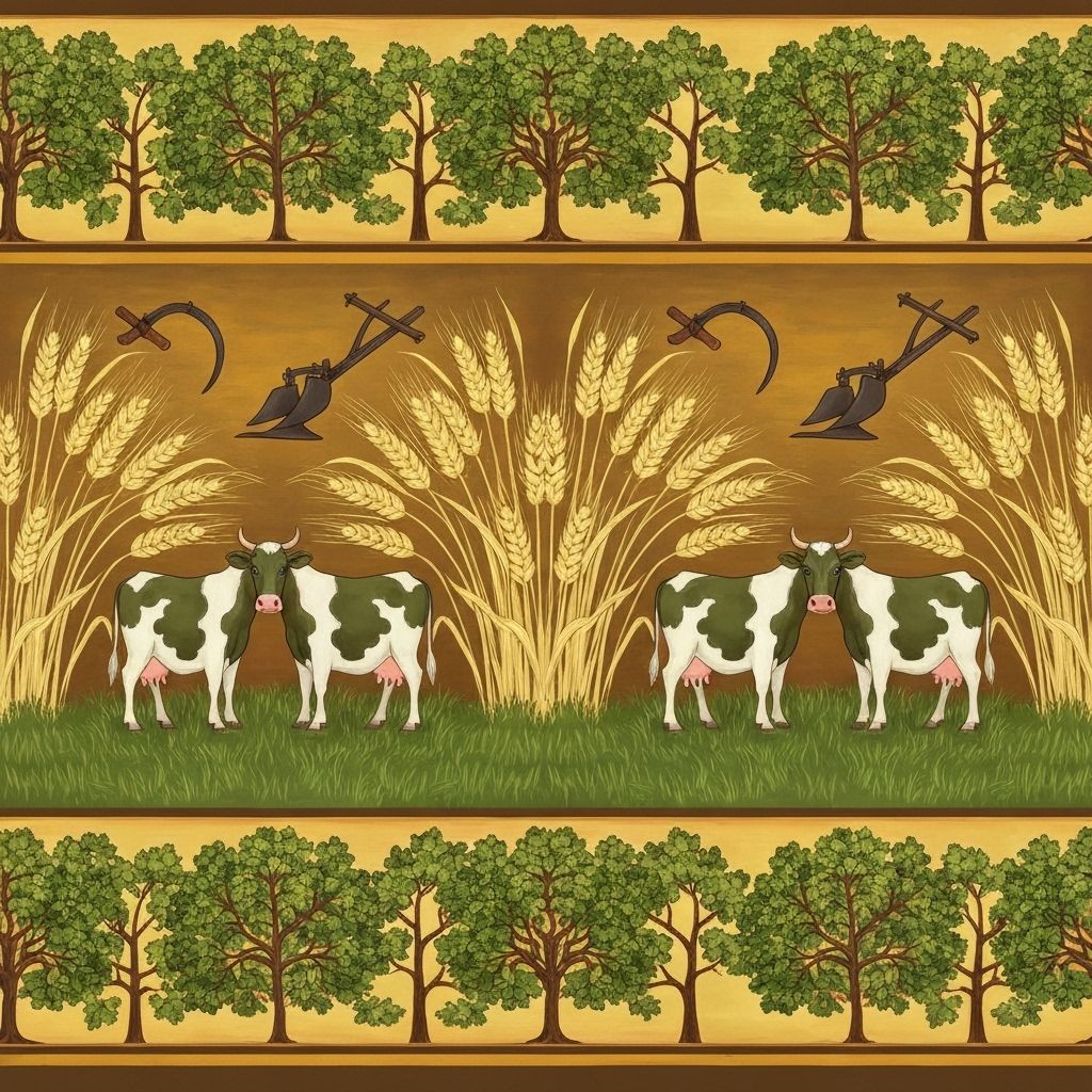 Vedic farming pattern